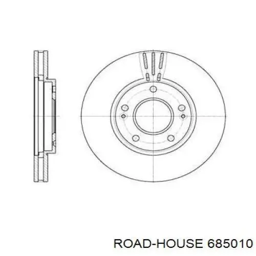 Передние тормозные диски 685010 Road House