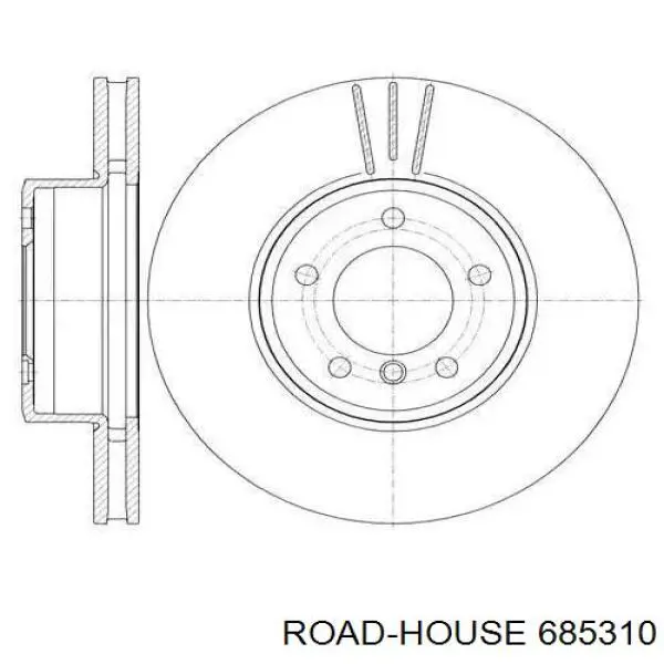 Передние тормозные диски 685310 Road House