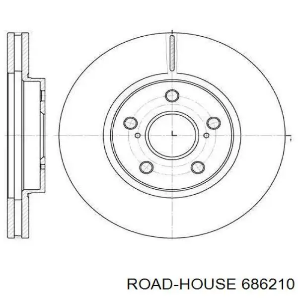 Передние тормозные диски 686210 Road House