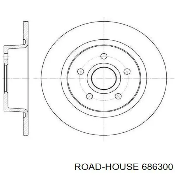 Тормозные диски 686300 Road House