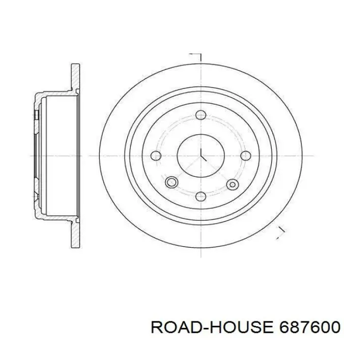 Тормозные диски 687600 Road House