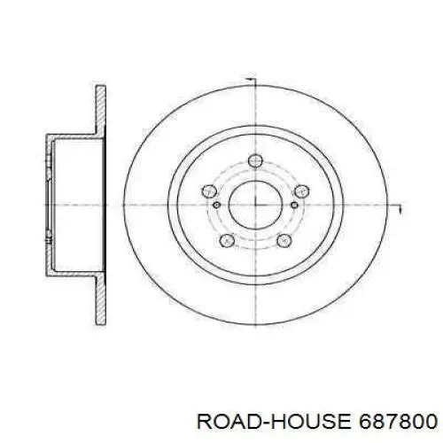 Тормозные диски 687800 Road House