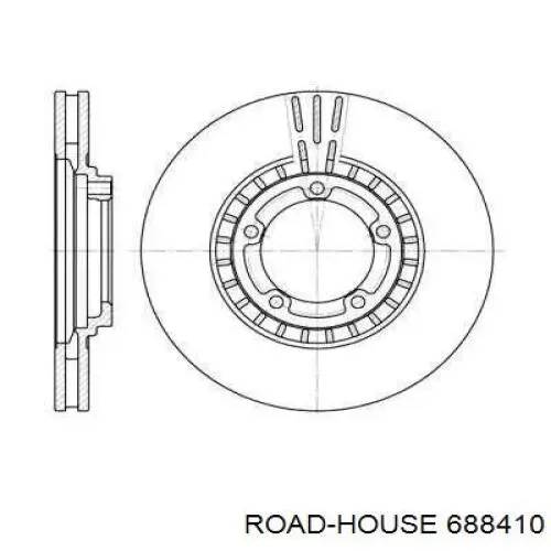 688410 Road House disco do freio dianteiro