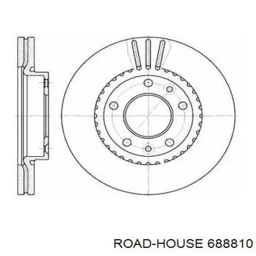 Передние тормозные диски 688810 Road House