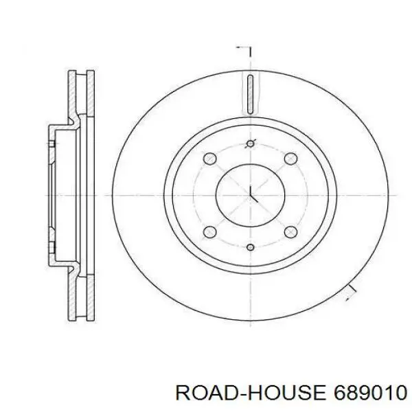 Передние тормозные диски 689010 Road House