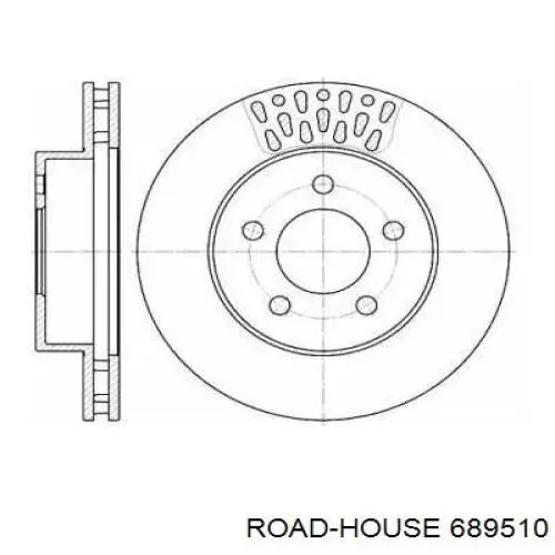 6895.10 Road House диск тормозной передний