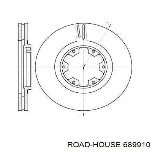 6899.10 Road House тормозные диски