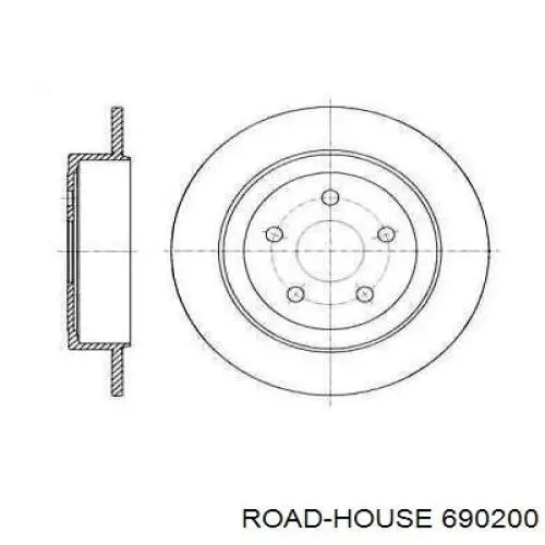 Тормозные диски 690200 Road House