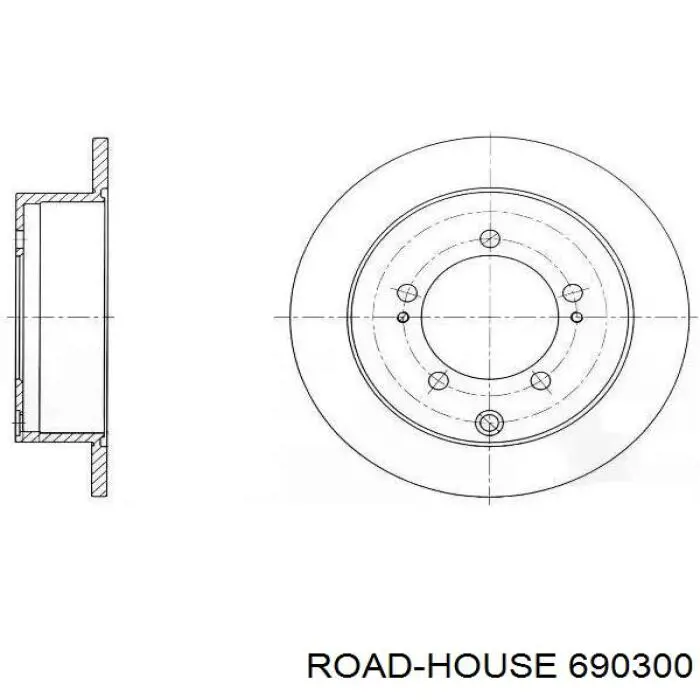 Тормозные диски 690300 Road House