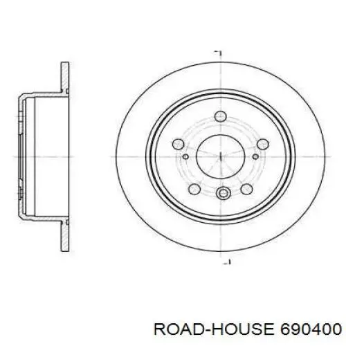 Тормозные диски 690400 Road House