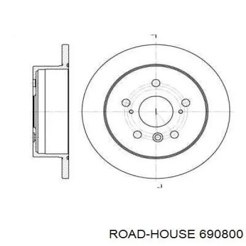 Тормозные диски 690800 Road House