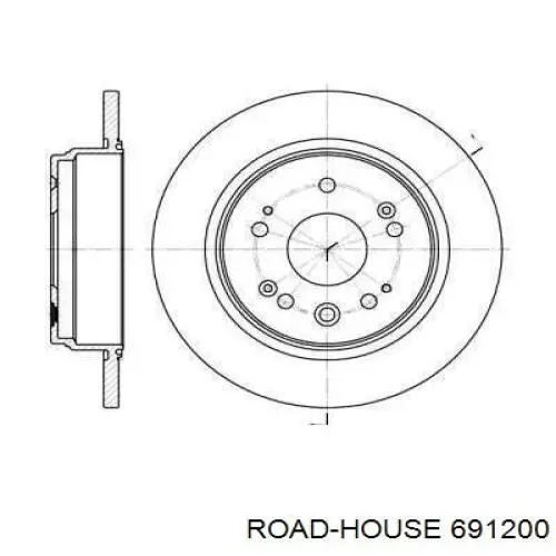 Тормозные диски 691200 Road House