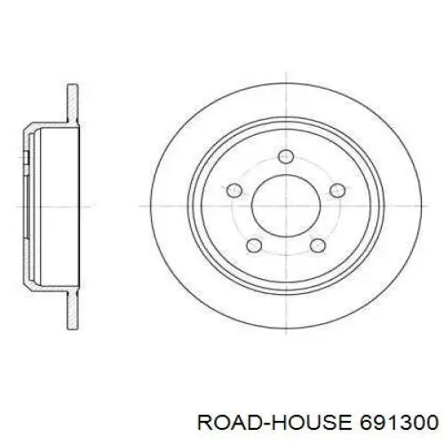 Тормозные диски 691300 Road House