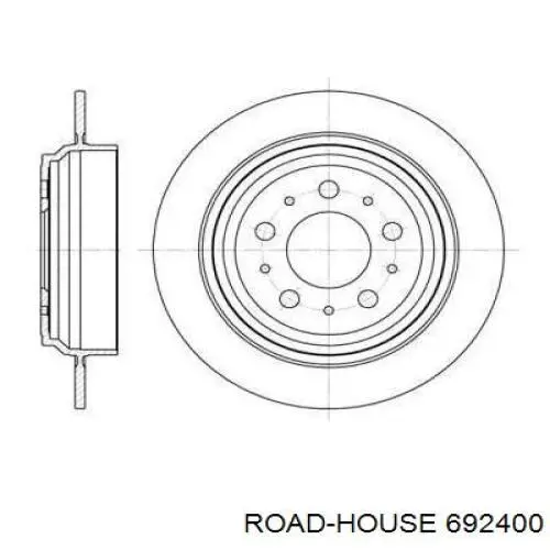 Тормозные диски 692400 Road House