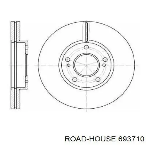 Передние тормозные диски 693710 Road House