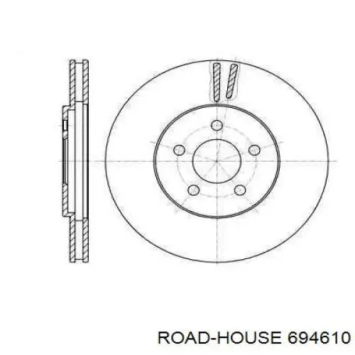 Передние тормозные диски 694610 Road House