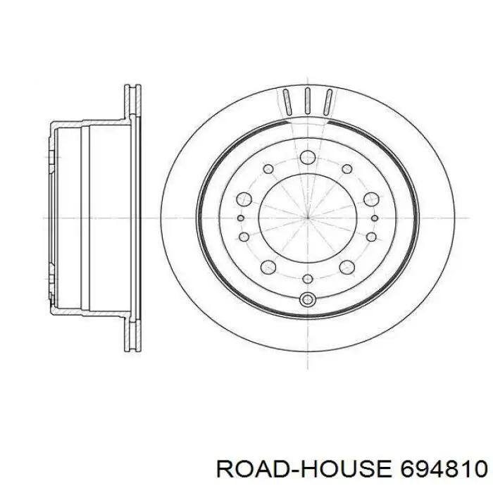 6948.10 Road House тормозные диски