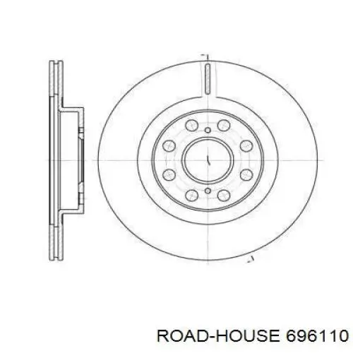 Тормозные диски 696110 Road House