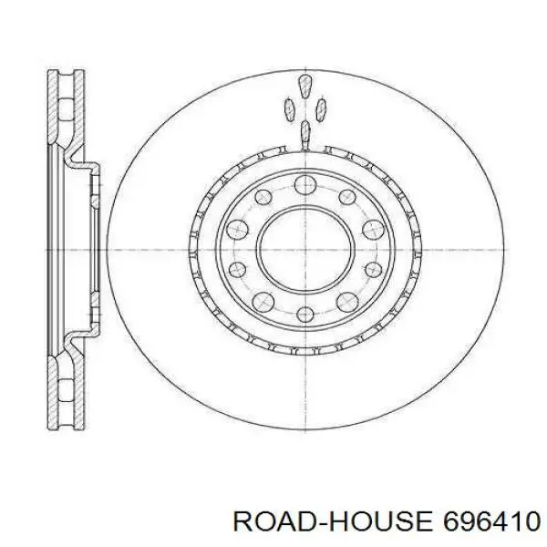 Передние тормозные диски 696410 Road House