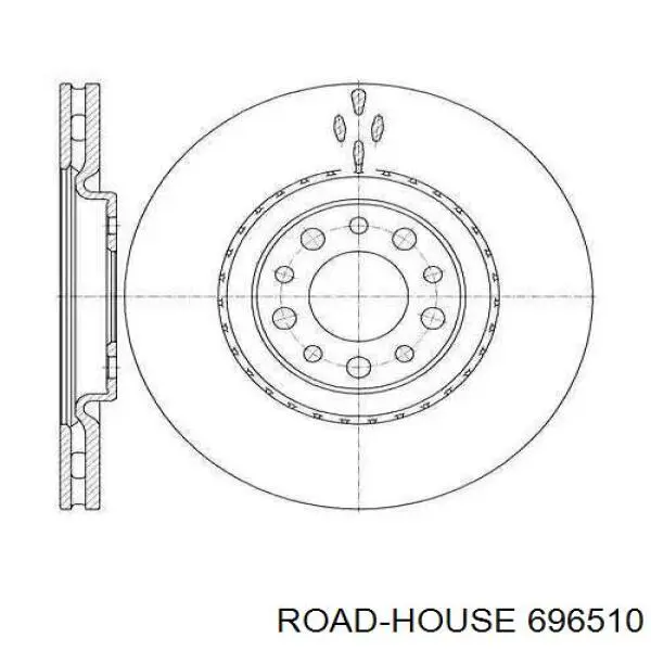 696510 Road House disco do freio dianteiro