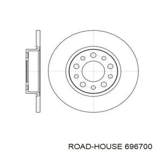 6967.00 Road House тормозные диски