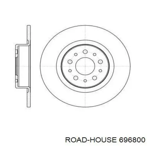 Тормозные диски 696800 Road House