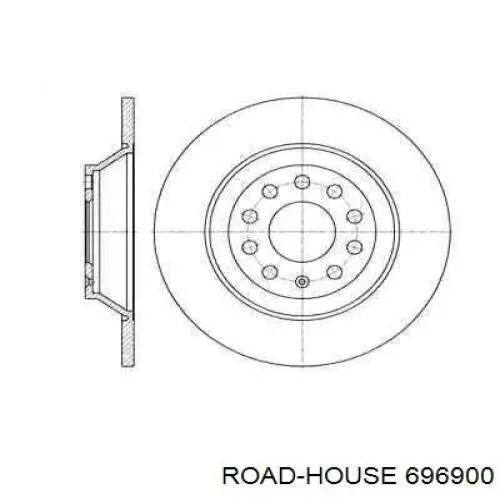 Тормозные диски 696900 Road House