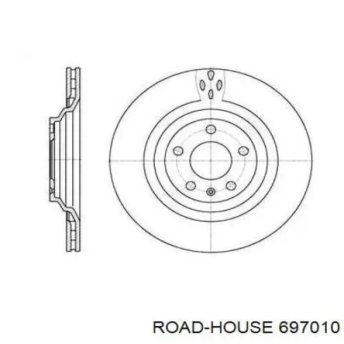 Тормозные диски 697010 Road House