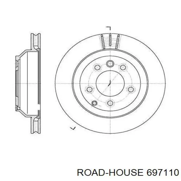 Тормозные диски 697110 Road House