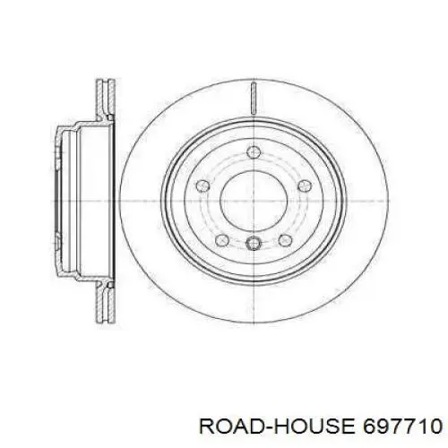 Тормозные диски 697710 Road House