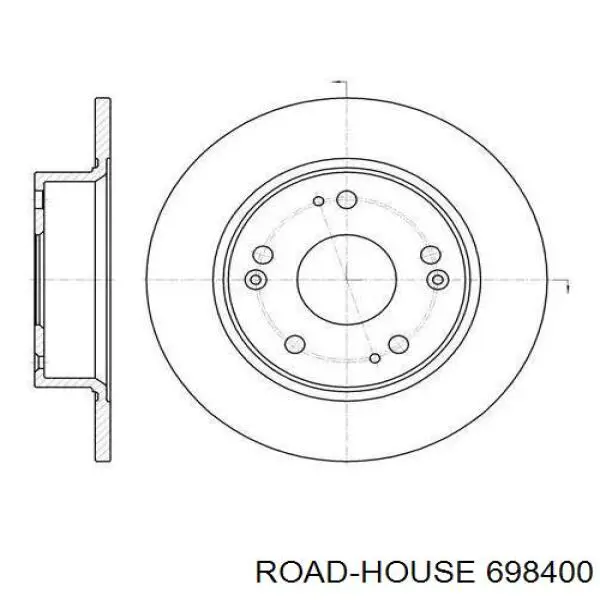 6984.00 Road House тормозные диски