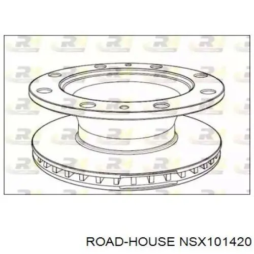 Передние тормозные диски NSX101420 Road House