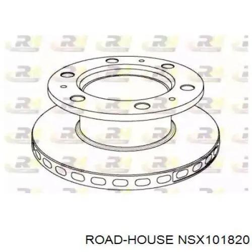 NSX101820 Road House disco do freio dianteiro