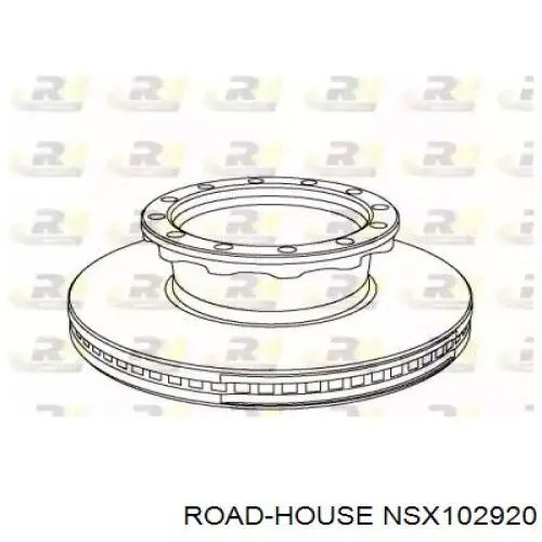 Передние тормозные диски NSX102920 Road House