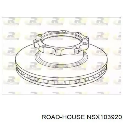 Передние тормозные диски NSX103920 Road House