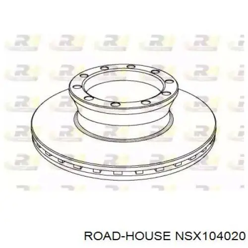 Передние тормозные диски NSX104020 Road House