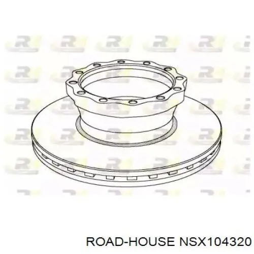 Тормозные диски NSX104320 Road House