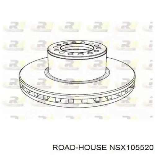 Передние тормозные диски NSX105520 Road House