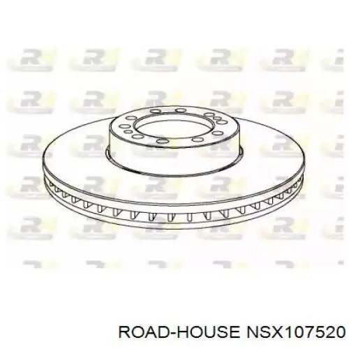 Передние тормозные диски NSX107520 Road House