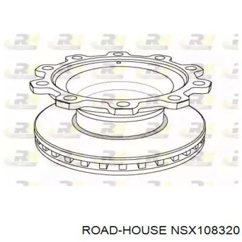 Тормозные диски NSX108320 Road House