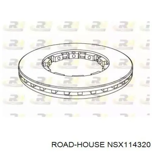 Передние тормозные диски NSX114320 Road House