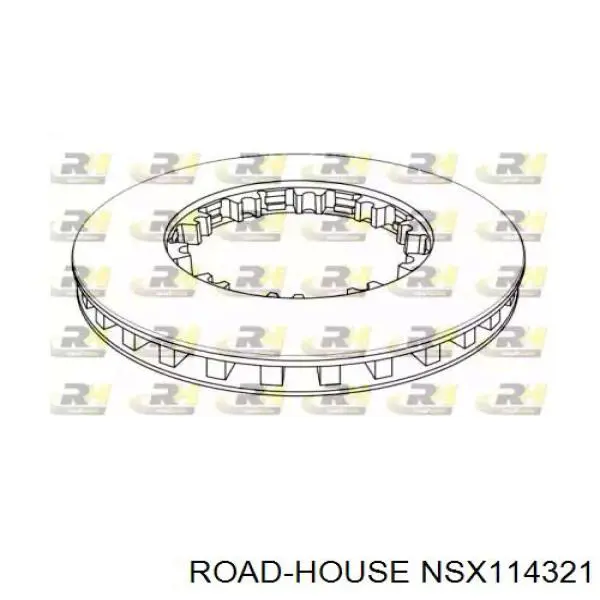 Передние тормозные диски NSX114321 Road House