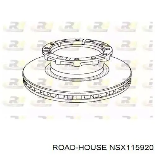 NSX115920 Road House disco do freio traseiro