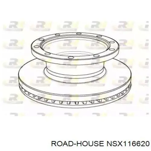 Тормозные диски NSX116620 Road House