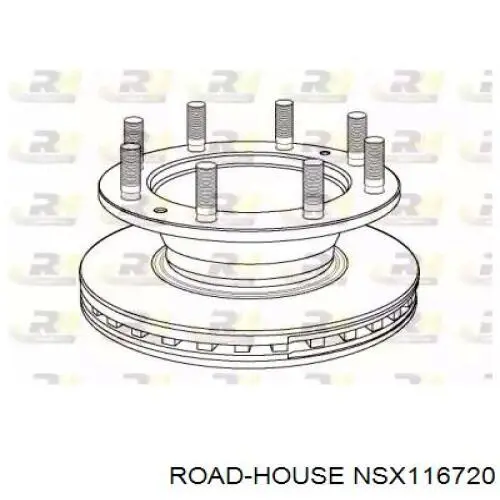 Передние тормозные диски NSX116720 Road House