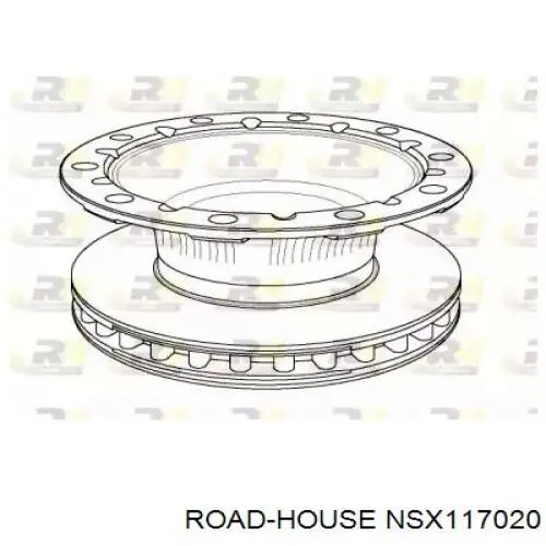 Передние тормозные диски NSX117020 Road House