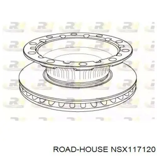 Тормозные диски NSX117120 Road House