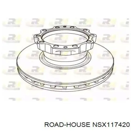 Тормозные диски NSX117420 Road House