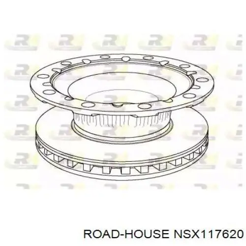 Передние тормозные диски NSX117620 Road House