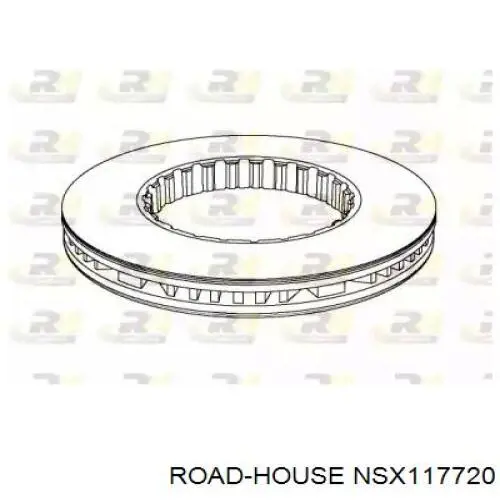 Передние тормозные диски NSX117720 Road House